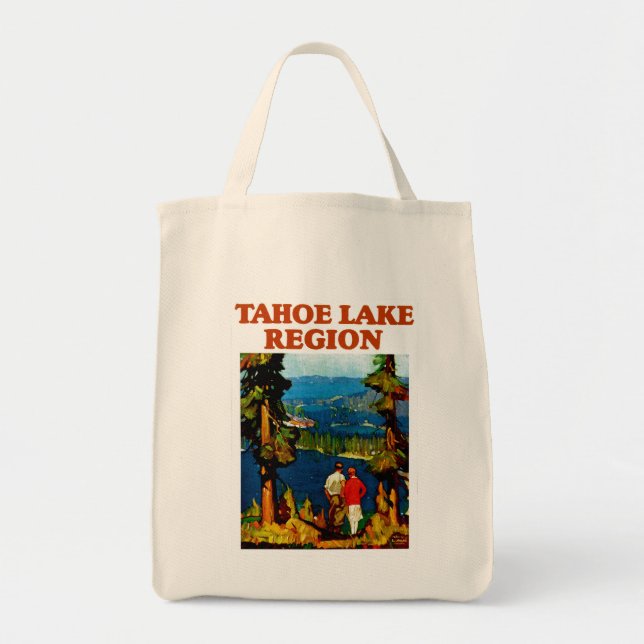 Bolso De Tela Tahoe Lake Region (Frente)