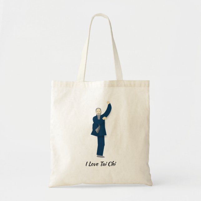 Bolso De Tela Tai Chi (Frente)