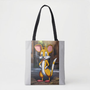 Bolso De Tela Tails Reimaginado como una Rata – Concepto de Arte