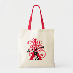 Bolso De Tela T'aime de Je