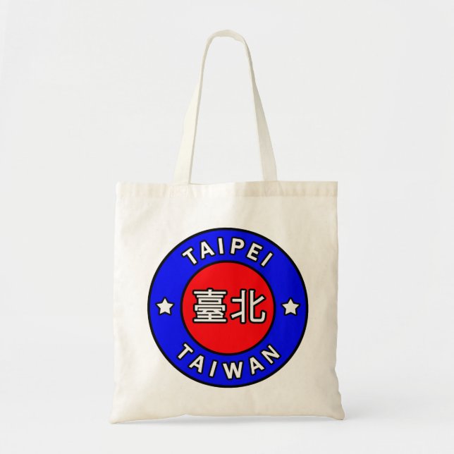 Bolso De Tela Taipei Taiwán (Frente)