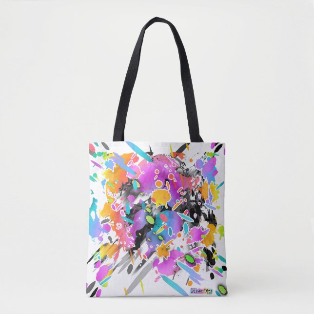 BOLSO DE TELA TALADRO DE PUNK DE GRUNGE (Anverso)