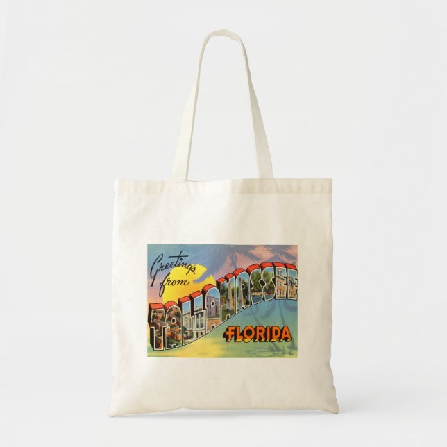Bolso De Tela Tallahassee Florida Sunshine State Tothag (Frente)