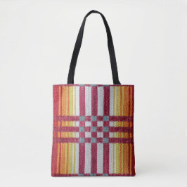 BOLSO DE TELA "TAMALE" TEJIDO MEXICANO AUTÉNTICO EN EL HOMBRO