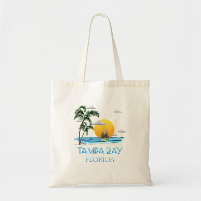 Bolso De Tela Tampa Bay Florida (Frente)