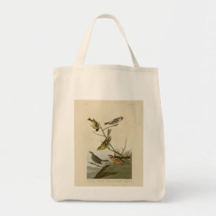Bolso De Tela Tanager, de sondeo rojo, Bunting Audubon Birds of