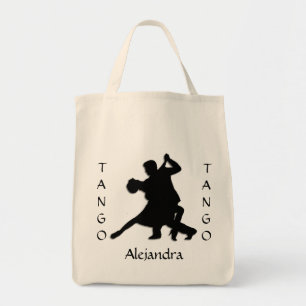 Bolso De Tela Tango Dance Silhouette Personal