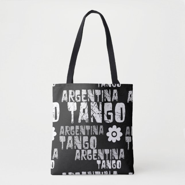 Bolso De Tela Tango de la Argentina (Anverso)