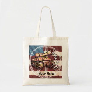 Bolso De Tela Tank de la Paz de Estados Unidos