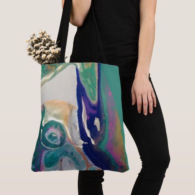 Bolso De Tela tanque tote (Detalle)