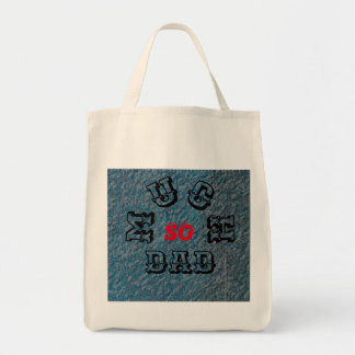 BOLSO DE TELA TANTA PADRE -NEGRO-ROJO-AZUL COMERCIAL