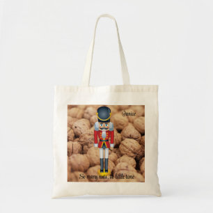Bolso De Tela Tantas Nueces Tan Poco Tiempo Añadir Navidades De 