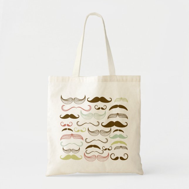 Bolso De Tela Tantos bigotes (Frente)