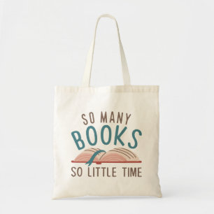 Bolso De Tela Tantos Libros Tan Poco Tiempo