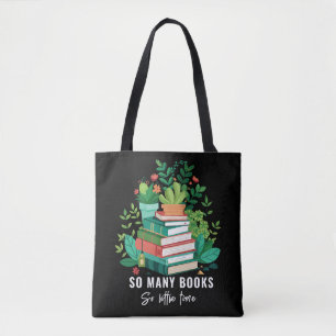 Bolso De Tela Tantos Libros, Tan Poco Tiempo
