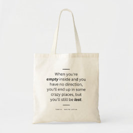 Bolso De Tela Tanya McQuoid Quote from White 