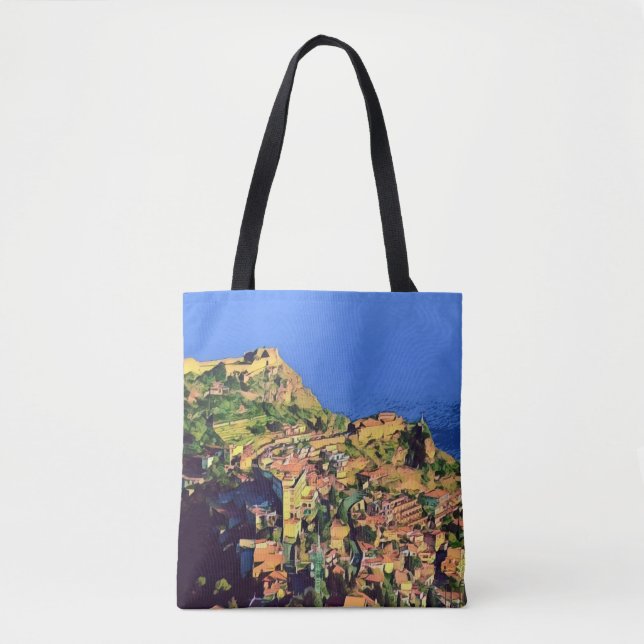 Bolso De Tela TAORMINA - Sicilia - (Anverso)