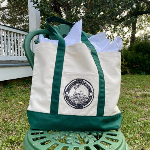 Bolso De Tela Tapa de mandril de barco de vapor Art Tote Bag Nat
