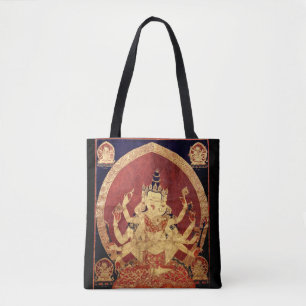 Bolso De Tela Tapicería tibetana antigua