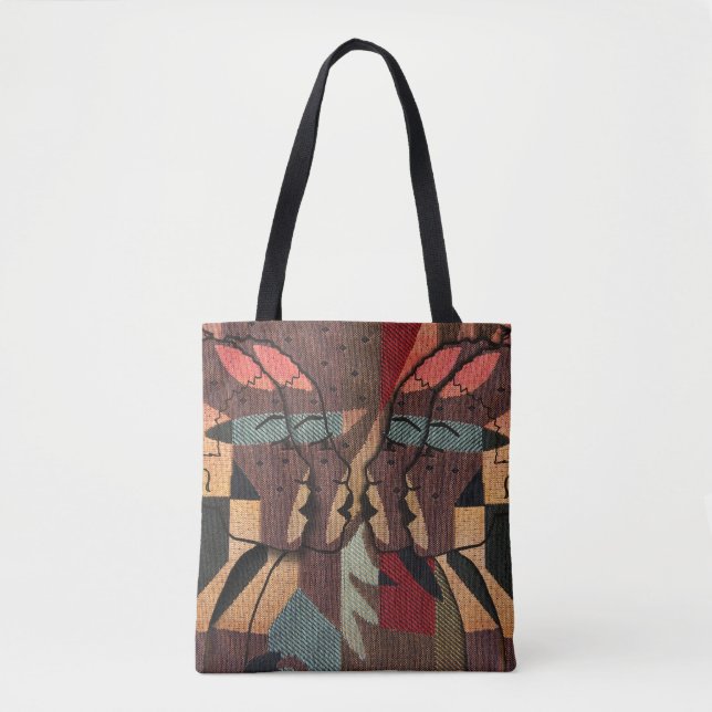 Bolso De Tela Tapiz africano (Anverso)