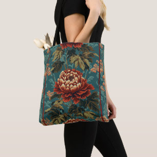 Bolso De Tela Tapiz Imperial Peony