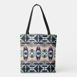 Bolso De Tela Tapiz Tribal