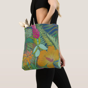 Bolso De Tela Tapiz tropical II