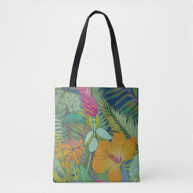 Bolso De Tela Tapiz tropical II (Anverso)