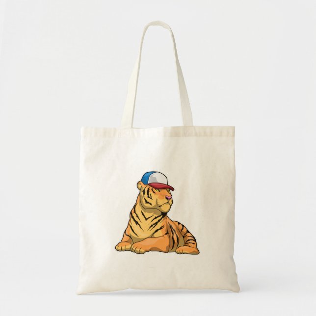 Bolso De Tela Tapón de tigre (Frente)