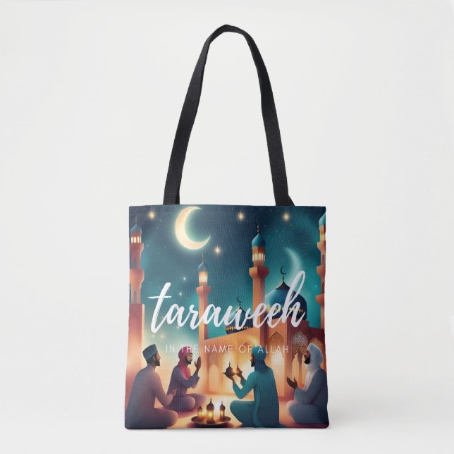 Bolso De Tela Taraweeh Quran Tote Bag (Anverso)