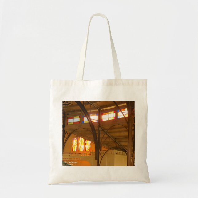 Bolso De Tela Tarde del Tabernáculo - Viñedo de Martha (Frente)