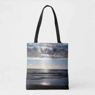 Bolso De Tela Tarde en la playa
