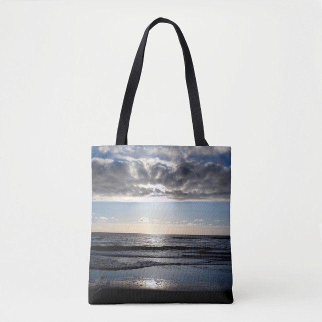 Bolso De Tela Tarde en la playa (Anverso)