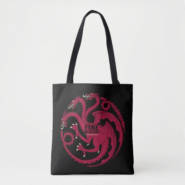 Bolso De Tela Targaryen Sigil - Fuego y Sangre (Anverso)