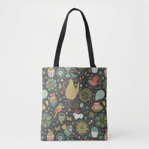 Bolso De Tela Tarjeta brillante sabrosa del té