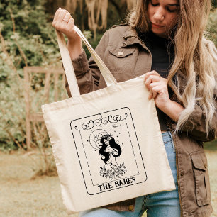 Bolso De Tela Tarjeta Celestial Boho Bachelorette Bride Babe Tar