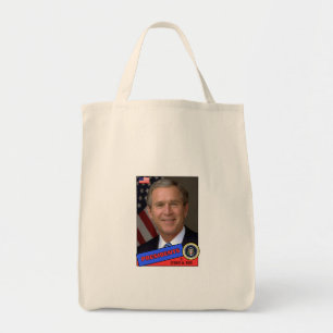 Bolso De Tela Tarjeta de béisbol de George W. Bush