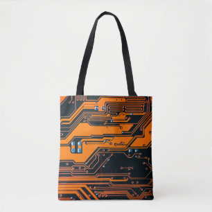 Bolso De Tela Tarjeta de circuitos. Tecnología electrónica de ha