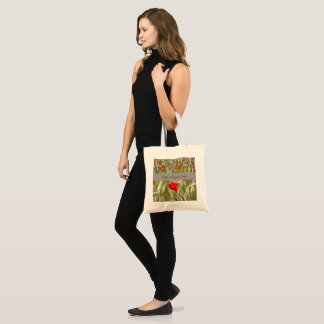 Bolso De Tela Tarjeta de duelo de esperanza oraciones amor con a