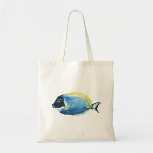 Bolso De Tela Tarjeta de pez tang azul en polvo