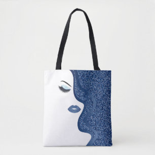 Bolso De Tela Tarjeta de visita del artista de maquillaje con