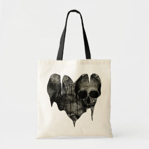 Bolso De Tela Tarjeta del día de San Valentín gótica del cora
