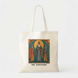 BOLSO DE TELA TARJETA HEIROPHANT - TAROT