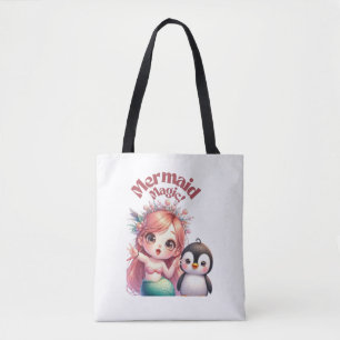 Bolso De Tela Tarjeta mágica de sirvienta para navidades con div