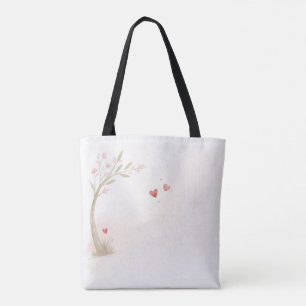 Bolso De Tela Tarjeta Panda romántica - Sé mía para siempre