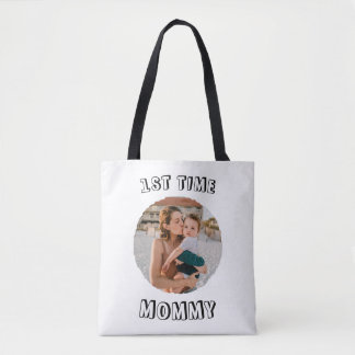 Bolso De Tela Tarjeta personalizada para mamá primeriza