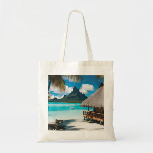 Bolso De Tela Tarjeta postal de Bora Bora (2)