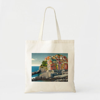 Bolso De Tela Tarjeta postal de Cinque Terre