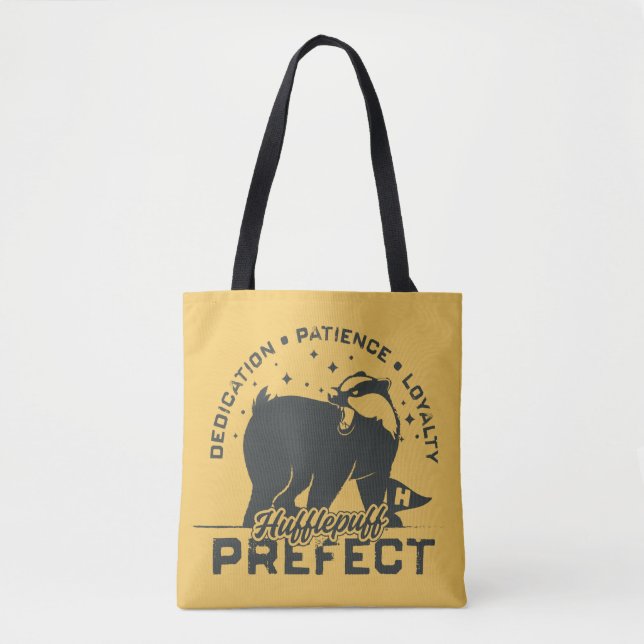 Bolso De Tela Tarjeta prefecta HUFFLEPUFF™ (Anverso)