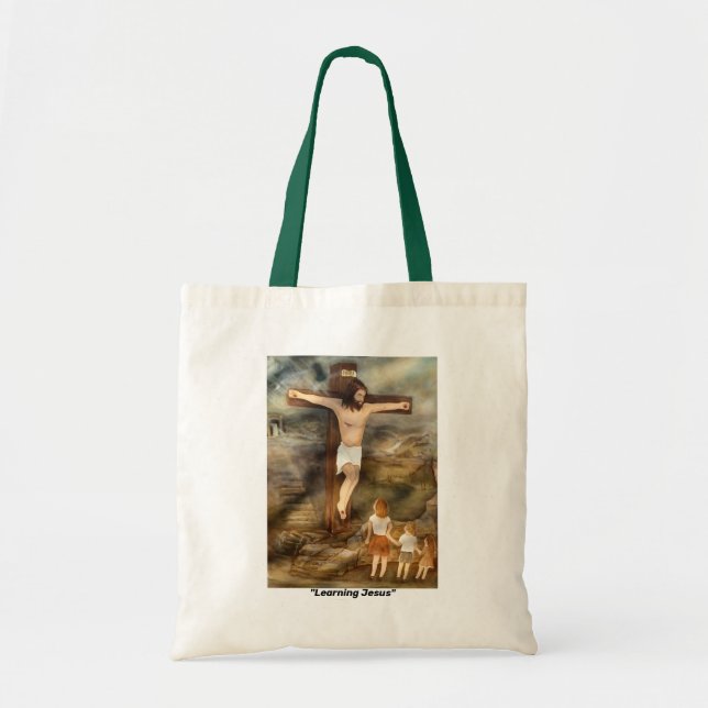 Bolso De Tela Tarjeta religiosa (Frente)